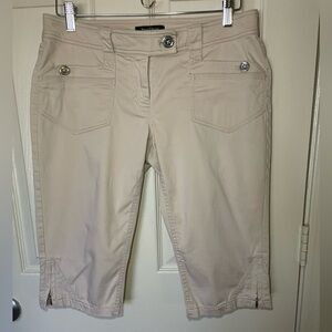 White House Black Market khaki shorts Size 6